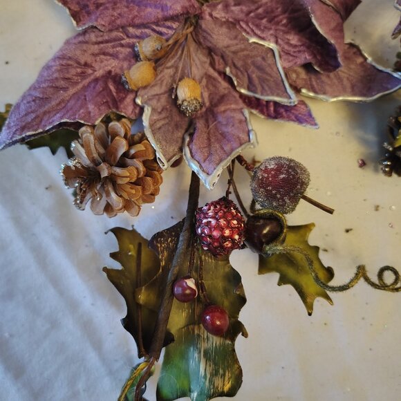 Lot of 3 Purple Decorative Artificial Floral Items - Picture 13 of 13